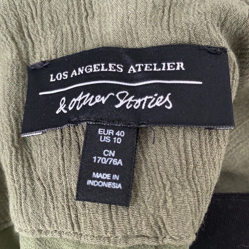 & Other Stories Green Pants - Picture 5 of 7
